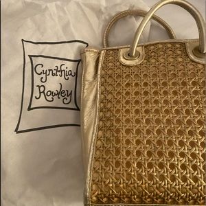 Cynthia Rowley gold purse